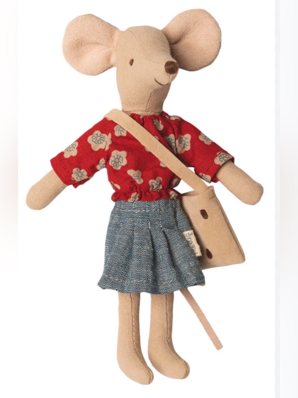 Retired Maileg Mum Mouse with Satchel BNWT
